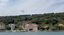 VIDEO Požar na otoku Zlarinu