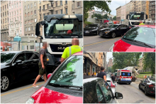 SUDAR KAMIONA I AUTOMOBILA U CENTRU BEOGRADA Kosovska ulica blokirana, na licu mesta i Hitna pomoć