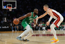 Menjava Jaylen Brown-Paul George razhudila navijače Bostona