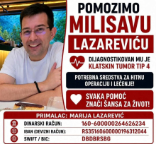 Milisav vodi najvažniju životnu bitku: Dijagnostikovan mu težak i redak tumor, hitno potrebna operacija u inostranstvu - prijatelji mole za pomoć