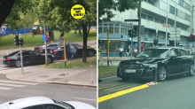 FOTO PLENKOVIĆ IMAO SUDAR Pokupili Tomaševićev stupić, udario ga i drugi auto iz pratnje