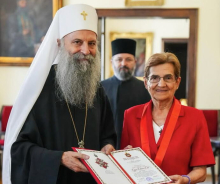 Patrijarh odlikovao Danicu Marinković! Ministarka Đurđević Stamenkovski: Podsećanje na veliku borbu sudije da zločini nad Srbima na KiM ne ostanu bez kazne