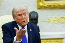 Trump zapisal, da je 
