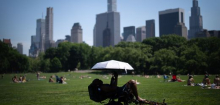 Temperatur in New Yorker Central Park klettert auf 14-Jahres-Hoch