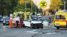 VIDEO Krš i lom u Zagrebu: Sve je puno stakla i dijelova auta