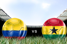 Fußball-WM: Das Sechzehntelfinale Kolumbien gegen Ghana jetzt live