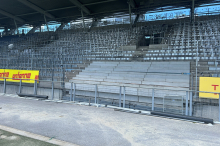 Bauarbeiten: Beim Stadion Graz-Liebenau ist alles auf Schiene