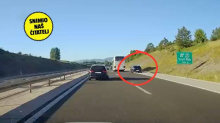 VIDEO Ovako sigurno i u Beču vozi:  'Ušao je u 'škare' i jurio 150 po zaustavnoj traci na A1'
