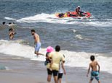 Horror as SHARK attacks beachgoer at popular coastal spot during July 4th celebrations