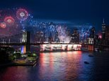 Fourth of July celebrations erupt in gunfire near iconic NYC beach as 4 CHILDREN are rushed to hospital