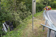 Admont: Pkw kam von Straße ab, Lenker leicht verletzt
