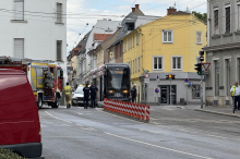 Graz: Taxi und Straßenbahn in Unfall involviert 