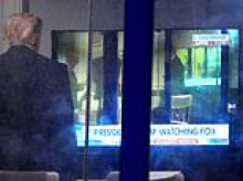 Trump breaks the internet as he's caught watching himself on Fox... who are filming him watching himself