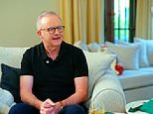 Anthony Albanese apologises after taking part in a game of 'shag, date or marry' during an interview