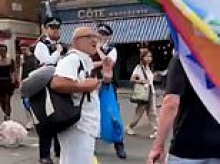 Jewish revellers are abused at London Pride and told to 'go back to your Zionist homeland' - while police stand by