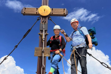 Nach 21 Jahren: Nici Schmidhofer erfüllte sich Lebenstraum: Mit dem Vater auf den Glockner