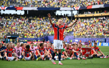 Haaland in celotna Norveška v sedmih nebesih po veliki zmagi nad Brazilijo