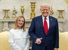 Trump reignites feud with Giorgia Meloni as he mocks Italian PM with 'restraining order needed' picture ahead of crunch Nato summit