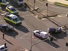 Three people including a child are fighting for life after horror school holiday car crash in Queensland