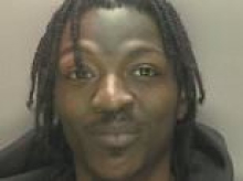 Police continue hunt for suspect who hit officer to the floor with his own baton in stop and search before fleeing on e-bike
