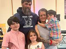 Dad, 42, decided to swim across campground lake with his son... but tragedy struck halfway across that will now scar his family forever