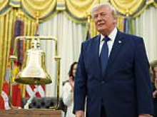 Wall Street's opening bell rings at White House today as Trump marks windfall for 1.4 million babies