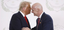 Donald Trump und Gianni Infantino: Die Bromanze, die den Fußball missbraucht