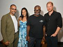 As he arrives in the UK... Prince Harry is still 'looking forward' to spending time with King despite Buckingham Palace row as Meghan hopes she can 'safely' bring their two children to the UK and attend Invictus Games events herself