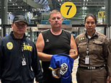 'It's true': Alleged killer Simon Carman's chilling final text to his elderly mother is revealed - she was convinced images of her son's dramatic arrest for Thai teen's murder were AI fakes