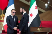 Med Macronovim obiskom v Damasku eksplodirali bombi