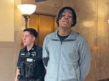 Woman beater's extraordinary outburst as he's led away to begin jail sentence: 'Parole board gonna love this video'