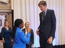 Kemi Badenoch and the young Tory she can really look up to!