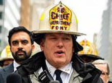 Sagging NYC skyscraper is still at risk of COLLAPSING like a 'pancake' FDNY official warns