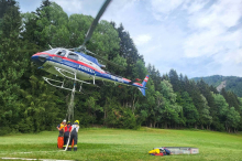 Ein Blitzschlag löste einen Waldbrand in Kärnten aus