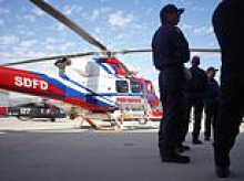 Outrage as cash-strapped emergency department sends helicopter out-of-county to look for retired fire chief's son... who was relaxing on his COUCH