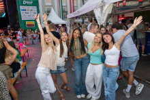 Tausende Besucher verwandelten die Innenstadt in eine große Party-Zone 