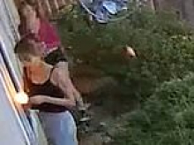 Trio of California girls filmed hurling lit firecracker in baby's nursery window after hearing dog barking