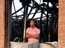 Nursing assistant who was forced to give up work and start fresh after being diagnosed with a blood disorder loses everything in fire