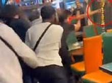 Morocco fans riot on London's Edgware Road after France knocked them out of World Cup as video shows 'knocked out' police officer being dragged to safety