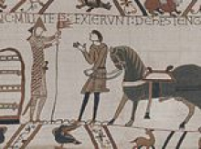 The row over just how many penises appear on the Bayeux tapestry continues to rage as famous artefact arrives in UK for first time in 1,000 years