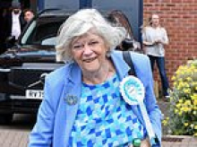 Hunt for white male suspect over Ann Widdecombe 'murder' after she was found 'covered in blood from head wound' at Devon home 