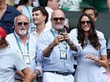 Benedict Cumberbatch, Keira Knightley and a host of stars join Arthur Fery's multi-millionaire parents to cheer him on in historic Wimbledon semi-final