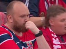 Viral Norway fan who REFUSES to join the 'Viking row': World Cup supporter says celebration is 'stupid' and 'factually wrong' - because they actually SAILED across the Atlantic
