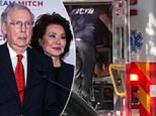 Full truth about Mitch McConnell health scandal and missing wife, told by neighbors who saw it all... including grim secret incident days BEFORE ambulance with 'no sirens' took him away: 'He looked dead'