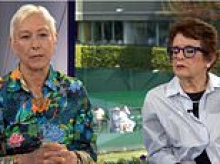 Martina Navratilova fights back tears live on BBC as she delivers update on tennis legend Chris Evert's battle with 'relentless' ovarian cancer