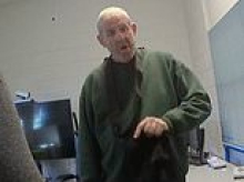 Never before seen footage shows Peter Falconio's killer refusing to tell detectives where the backpacker's body is in the weeks before he died