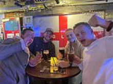Norwegian pub called The Three Lions run by English expat is besieged by 2,500 fans desperate to watch World Cup match