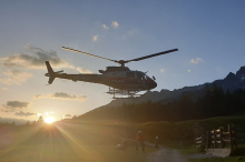 Alpine Notlage: Verirrter Wanderer per Hubschrauber gerettet