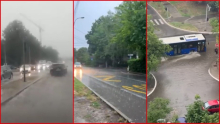 ULICE POD VODOM, TUKU GROMOVI NAD PRESTONICOM: RHMZ niže upozorenja, Srbija na udaru jakog nevremena (VIDEO)
