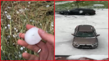 OLUJNI VETAR, GRMLjAVINA I GRAD VELIČINE TENISKE LOPTICE: Snažno nevreme se sručilo na ovaj deo Evrope, prizori zastrašujući (VIDEO)